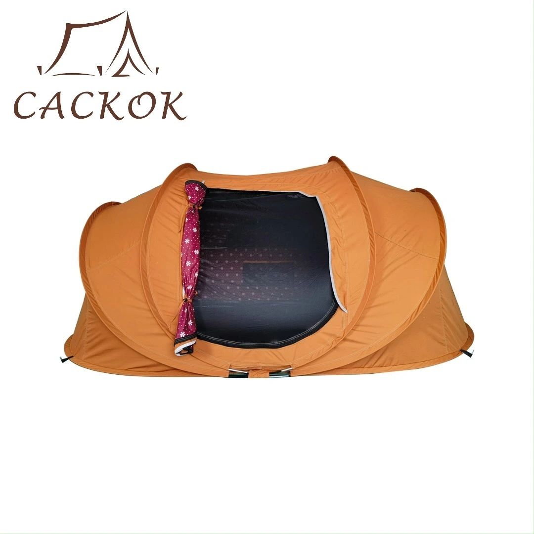 Mid-east Instant Pop up Tent 200g Polyester Cotton Easy Setup Ventilated Multi-use 1