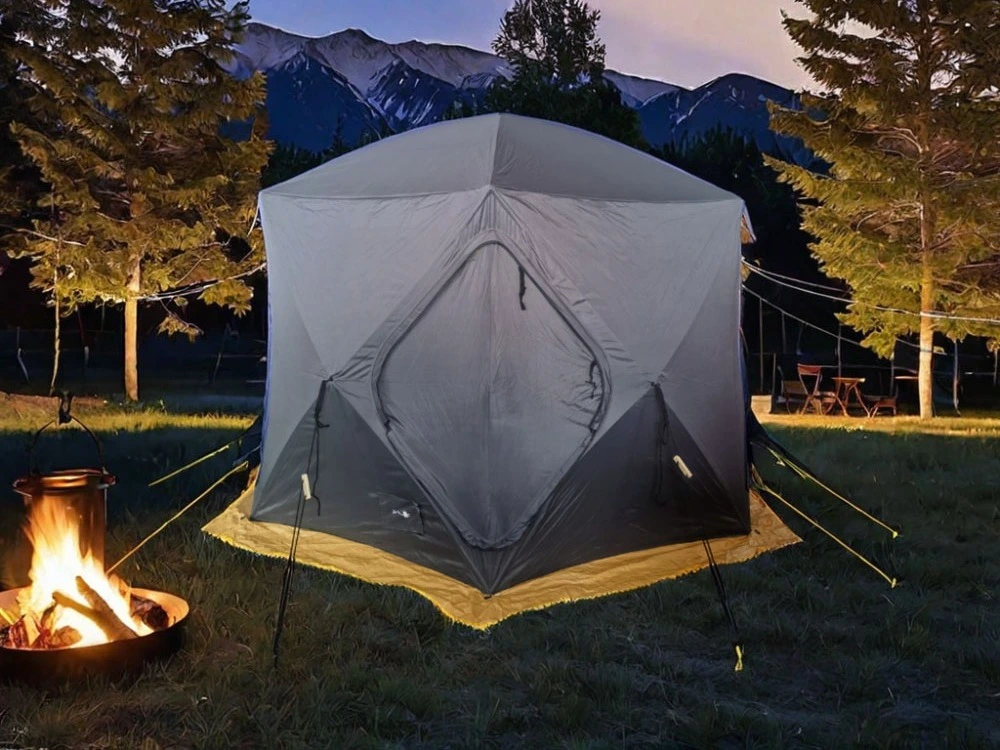 Middle Eastern Black And Red Large Space ZDBD03-BR Winter Desert Tent 1