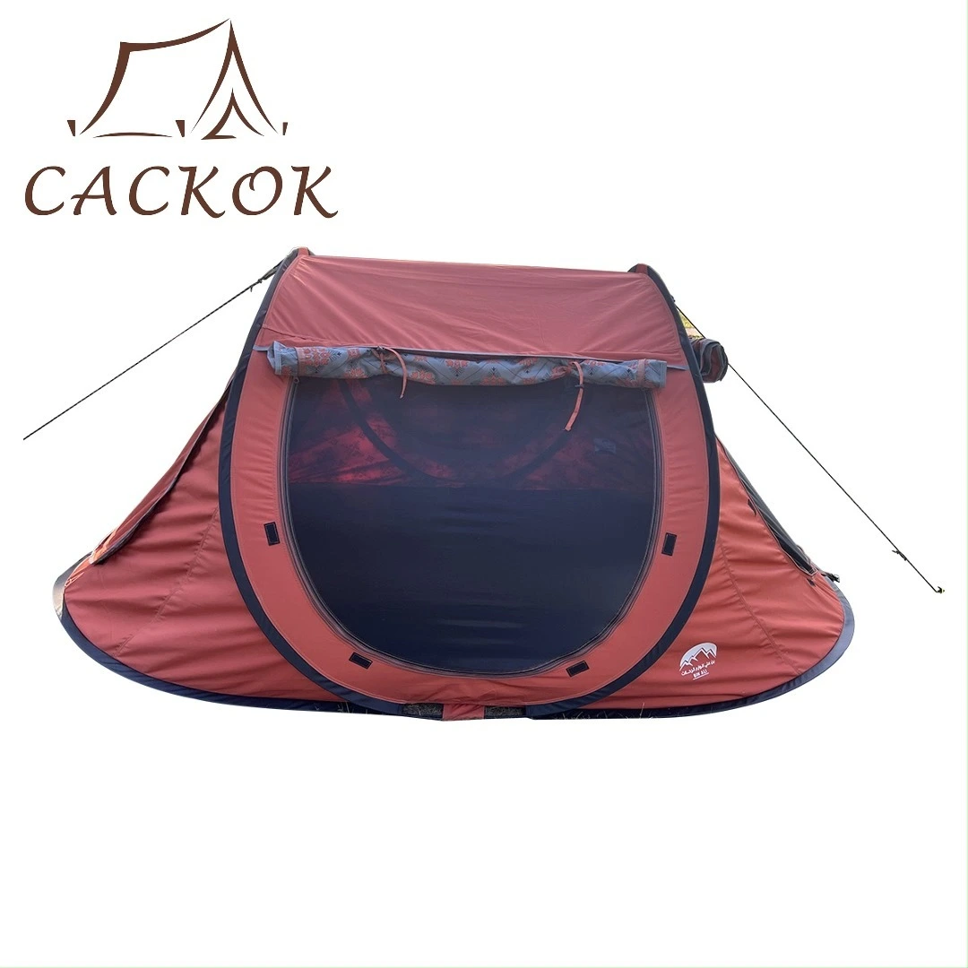 Mid-east Pop up Tent for Desert Camping 210D Oxford Auto Open Ventilated Multi-use 1
