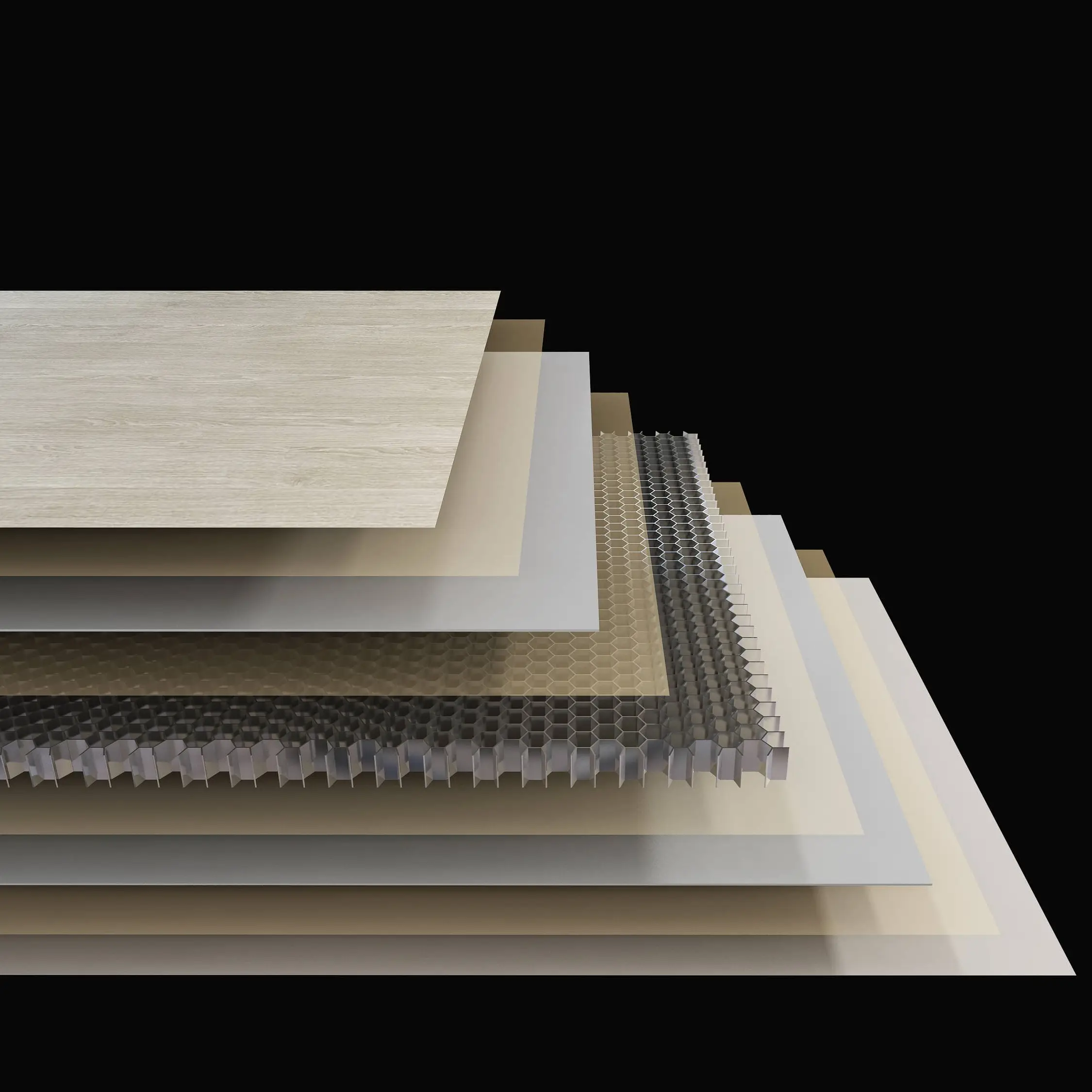 Aluminium Sandwich Panel All Sizes 2