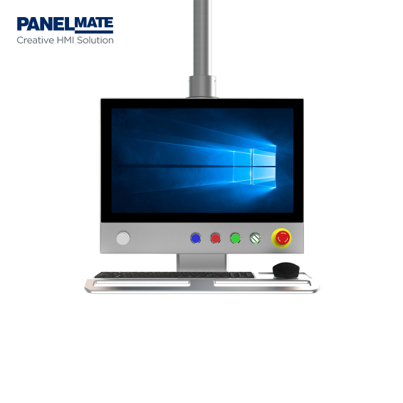 機械自動化向けタッチスクリーンIP65 LCDディスプレイ搭載18.5インチ対応アームパネルPC Panelmate 1