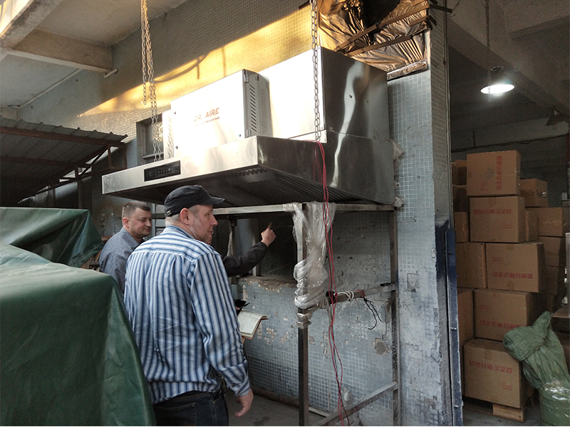 Kazakhstan Customer Review on Hood Type Electrostatic Air Cleaner Performance