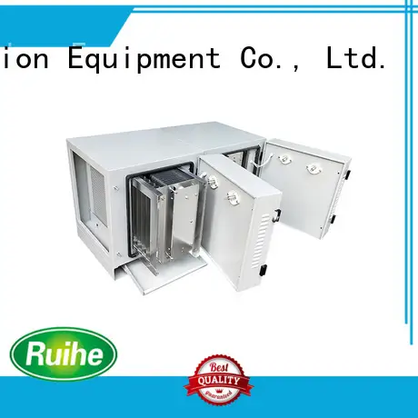 electrostatic precipitator diagram kitchen lampblack RUIHE Brand 1
