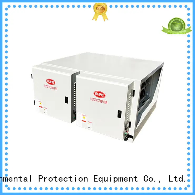 exhaust altitude Kitchen Electrostatic Precipitator commercial RUIHE 1