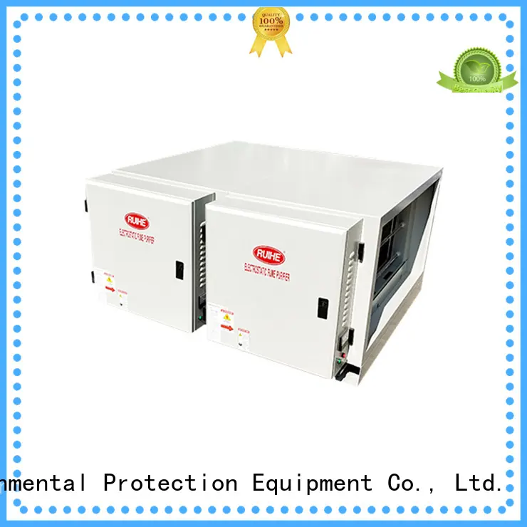 exhaust altitude Kitchen Electrostatic Precipitator commercial RUIHE 1