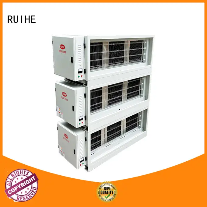 dgrhk10500 Kitchen Electrostatic Precipitator emission rate RUIHE company 1
