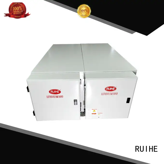 double Kitchen Electrostatic Precipitator fume electrostatic RUIHE company 1