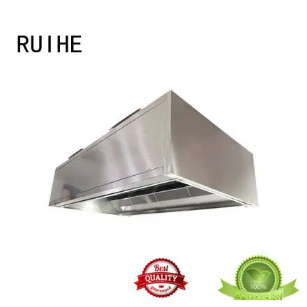 RUIHE Brand ceiling style exhaust glass best island range hood 1