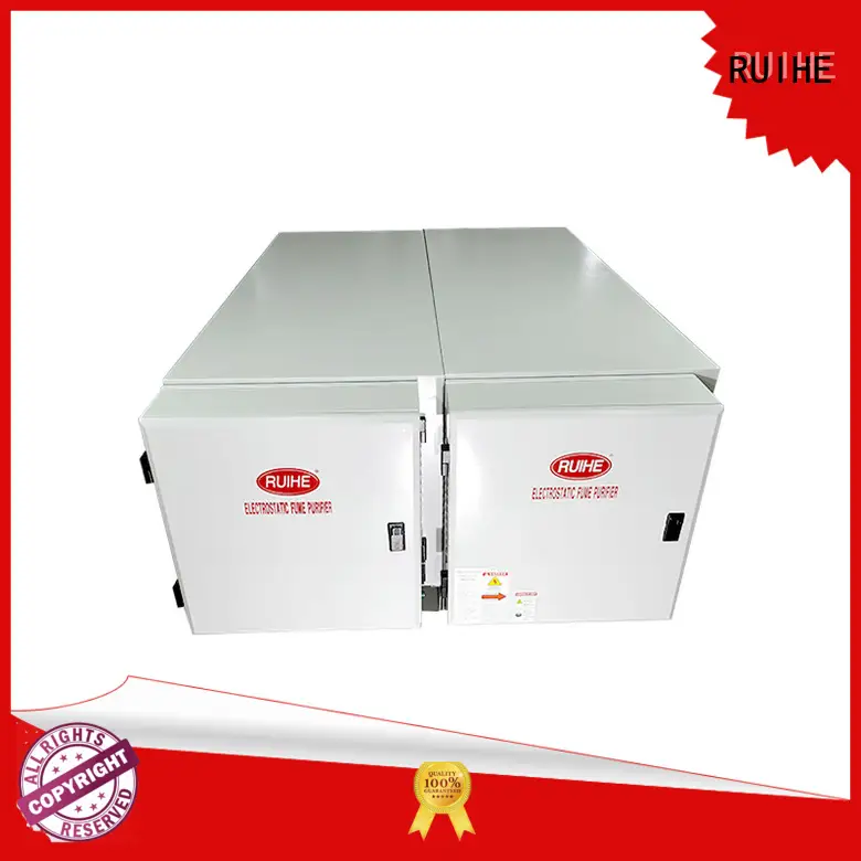 RUIHE Brand professional extractor clean Kitchen Electrostatic Precipitator manufacture 1