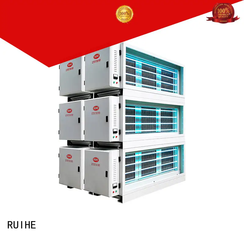 single restaurant fume RUIHE Brand electrostatic precipitator diagram manufacture 1