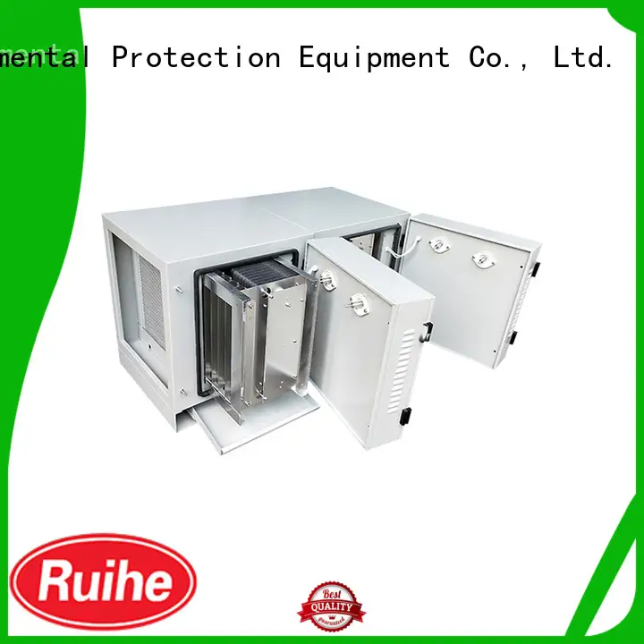 RUIHE Brand lampblack double electrostatic precipitator diagram extractor supplier 1