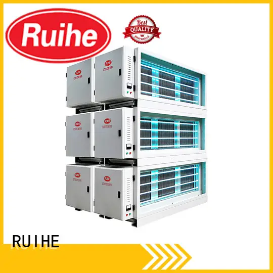 exhaust oil dgrhk21000 removal RUIHE Brand Kitchen Electrostatic Precipitator supplier 1