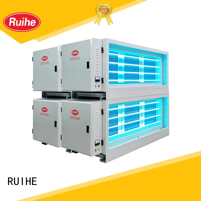 kitchen altitude RUIHE Brand electrostatic precipitator diagram 1