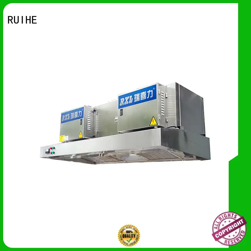 RUIHE Brand Stainless esp ecofriendly exhaust hood manufacture 1