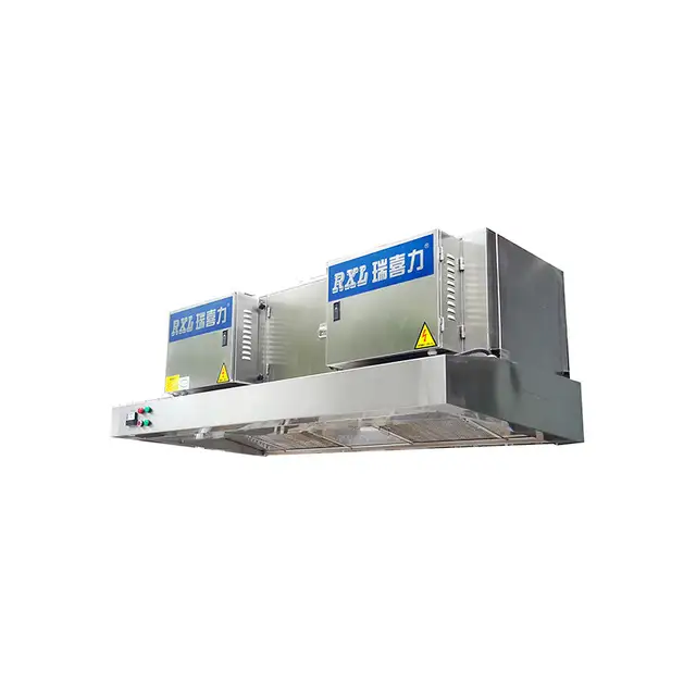Steel Ventilation range exhaust hood RUIHE 1