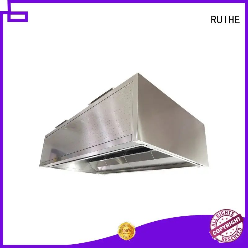 commercial kitchen range hood exhaust commercial island Warranty RUIHE 1