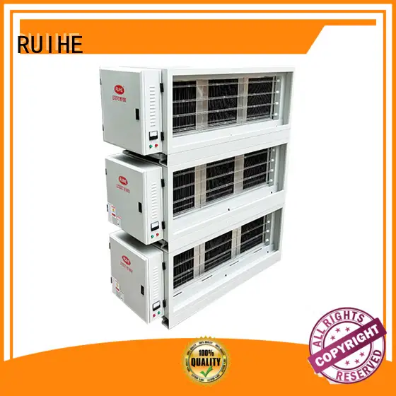 collecting double electrostatic precipitator diagram RUIHE Brand 1