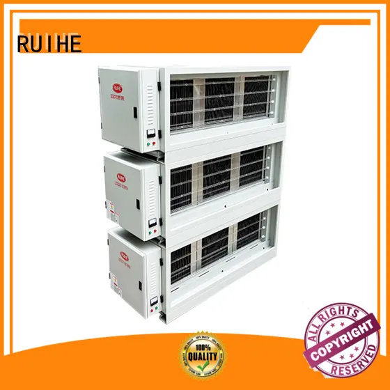 collecting double electrostatic precipitator diagram RUIHE Brand 1