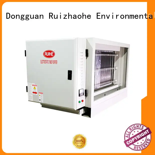 Quality RUIHE Brand electrostatic precipitator diagram lampblack collecting 1
