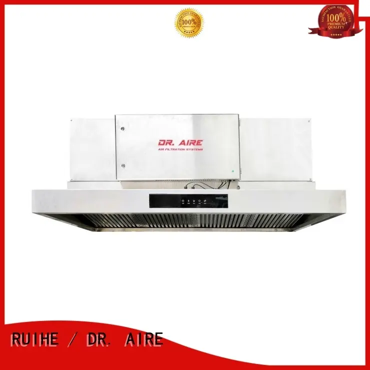 RUIHE / DR. AIRE commercial used kitchen exhaust hood factory for smoke 1