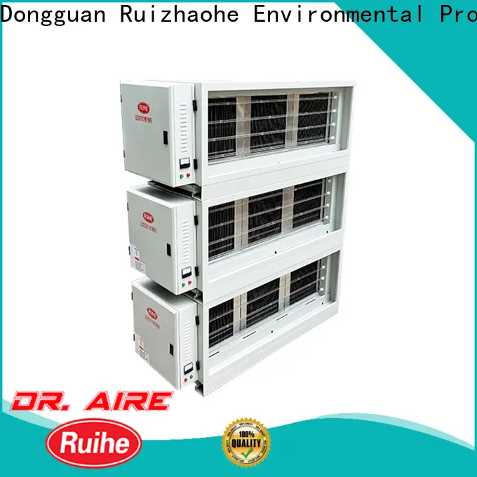 RUIHE / DR. AIRE Custom commercial extractor fan filters factory for smoke 1