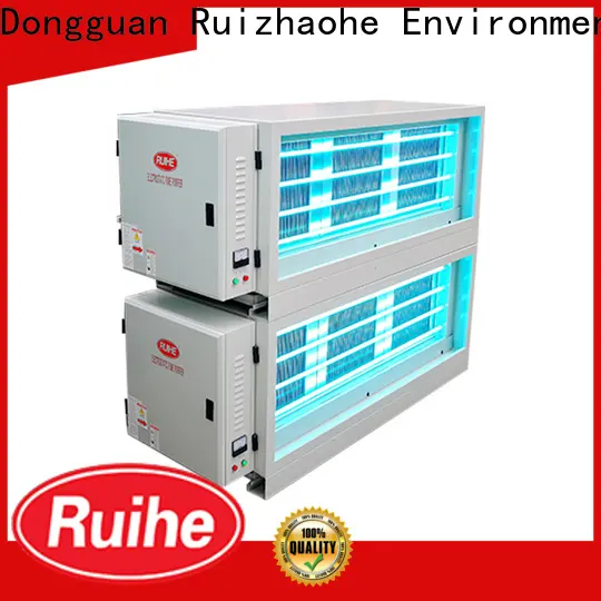 RUIHE / DR. AIRE double kitchen electrostatic precipitator factory for smoke 1