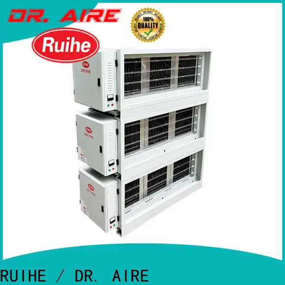 RUIHE / DR. AIRE double grease exhaust scrubber Suppliers for smoke 1