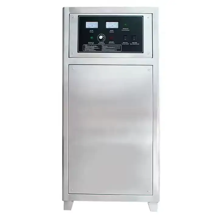 220V Generador eléctrico de ozono de 50 g/h con ozonador de acero inoxidable para purificación de agua embotellada y potable 1