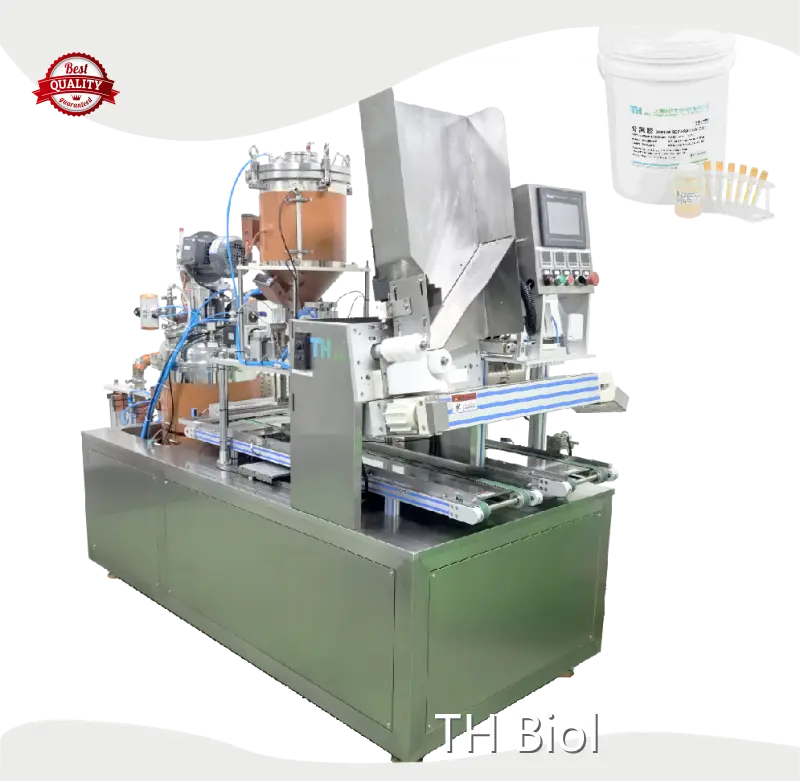 Vacuum Blood Collection Tube Machine Preheating SST Tube Non Centrifugal Separation Gel Filling Machine Wholesale - TH Biol 1