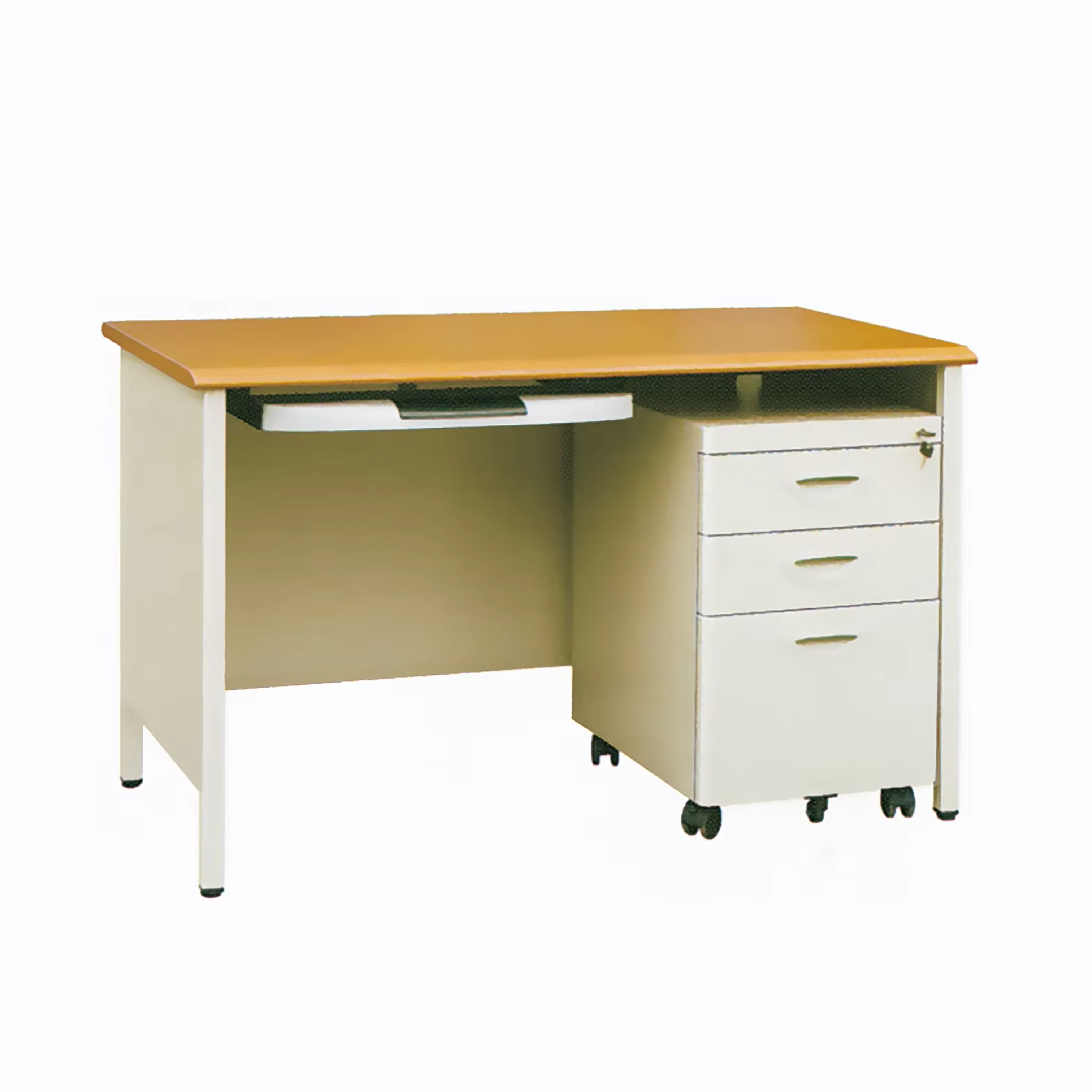 School Classroom Teacher Desk Wooden Teaching Table with Drawers 1