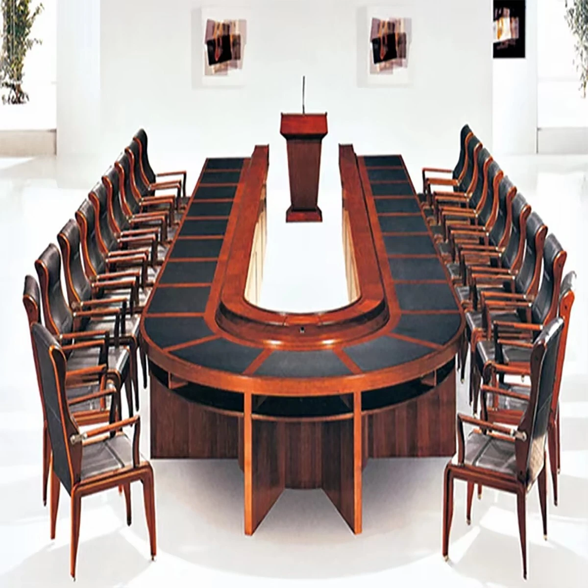 High Top Meeting Desk / Luxury Conference Room Table/Board Meeting Table CT-13 1