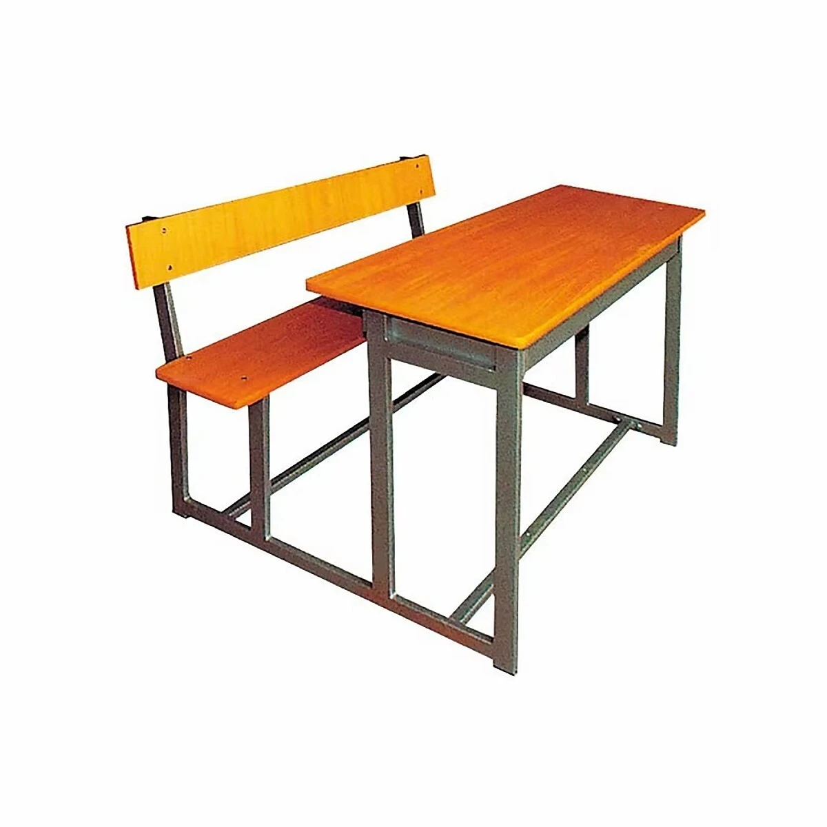 Meubles de bibliothèque à prix bon marché, table de lecture ignifuge, table de laboratoire scolaire, tables d'étude en bois SF-76 1