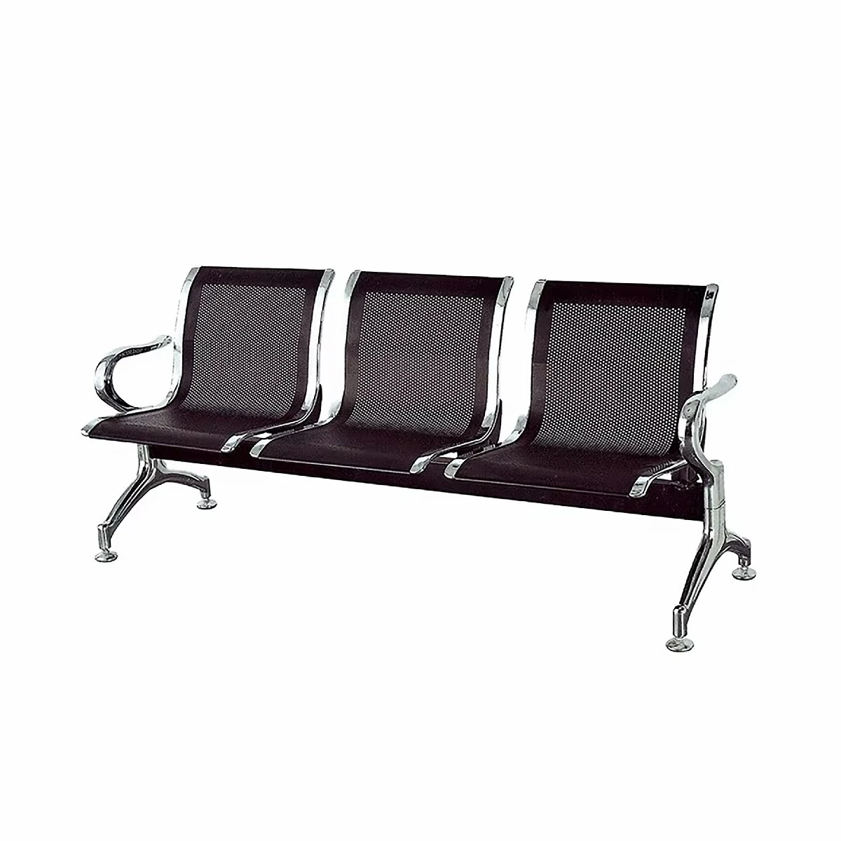 Chaise d'attente en métal de haute qualité, triple banc, 3 sièges, OC-144 1