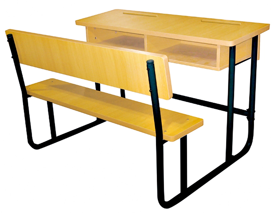 High Quality Double Student Desk for Classroom School Furniture Desk and Chair 1