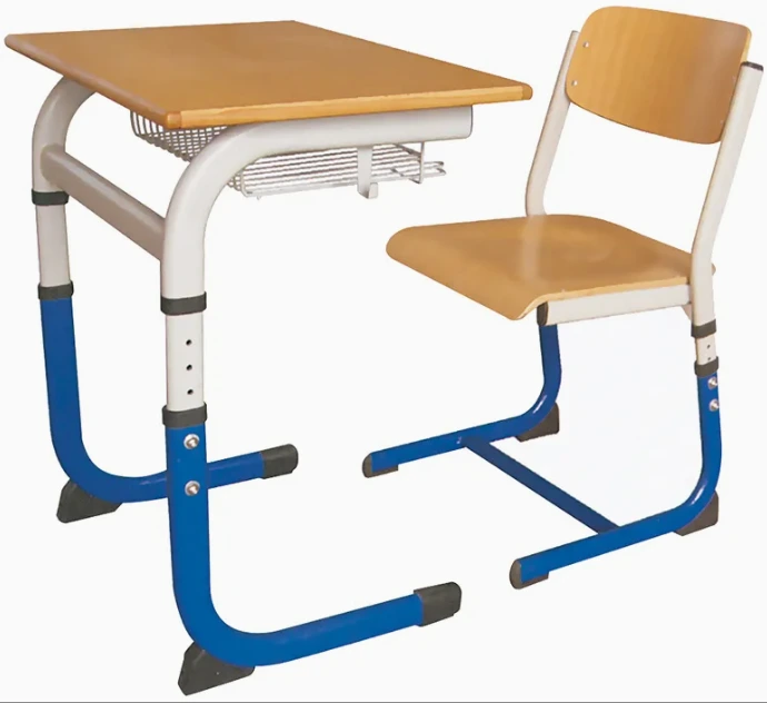 Professional School Classroom Furniture Single Child Study Desk and Chair 1