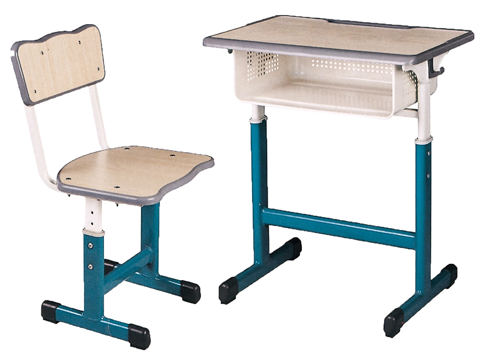 Adjustable Height School Desk and Chair Set for Classrooms 1