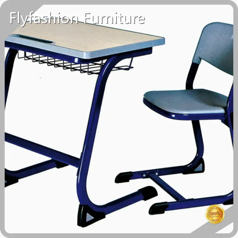 Furniture Manufacturer Single Student Desk&Chair Wholesale - Flyfashion Furniture 1