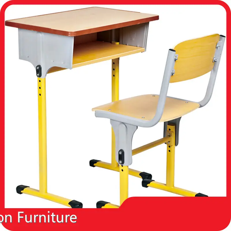 Classroom Single Desk Single Student Desk&Chair Wholesale - Flyfashion Furniture 1