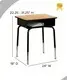 Flyfashion Furniture Single Classroom Desk Price List-1 1