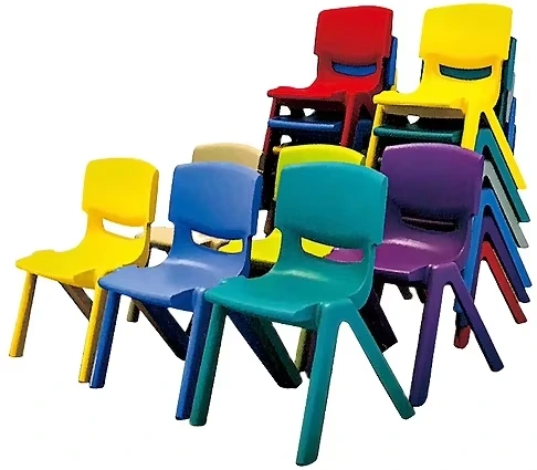 Wholesale Hot Sale Cheap Price Kindergarten Stackable Multi-Coloured Plastic Chair for Playing 1