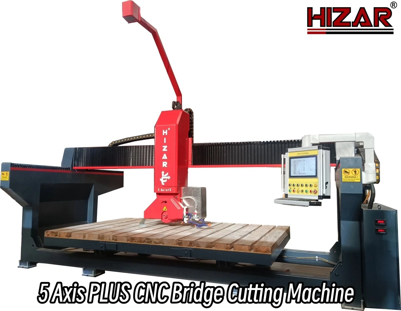HQQ-5PLUS Hizar 5-axis Bridge Saw CNC Slab Cutting Machine 1