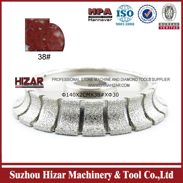 Vacuum Brazed Grinding Wheel used on Profiling Machine 38# 1