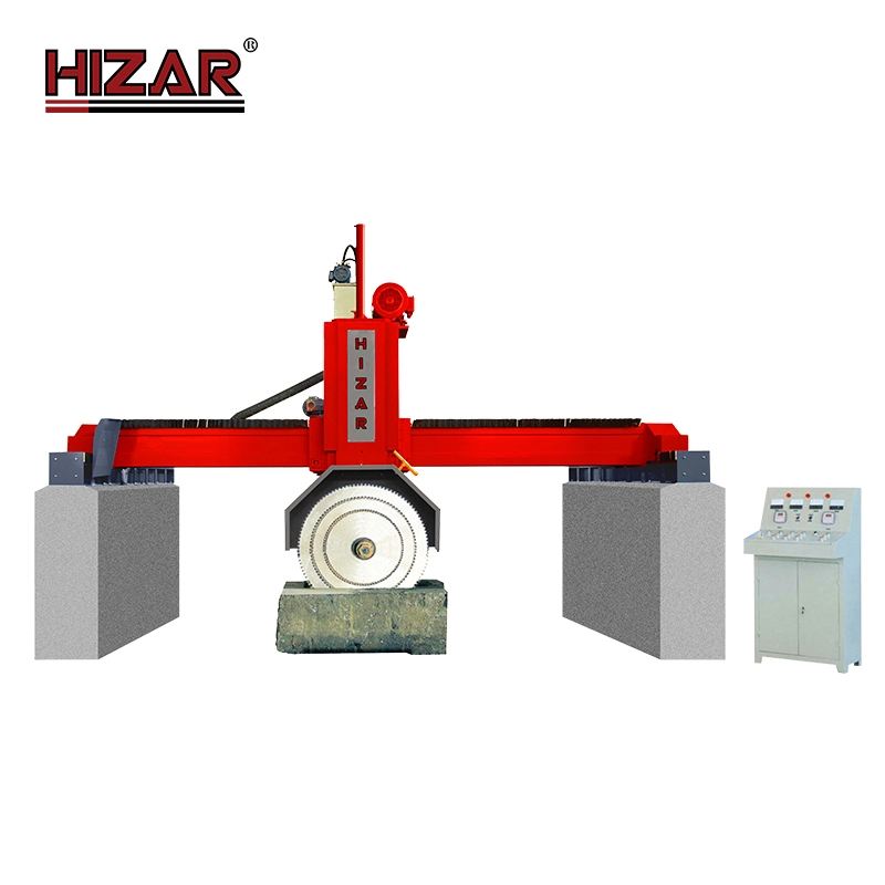 Máquina de corte de múltiplos blocos com ponte infravermelha para processamento de pedra de precisão 1
