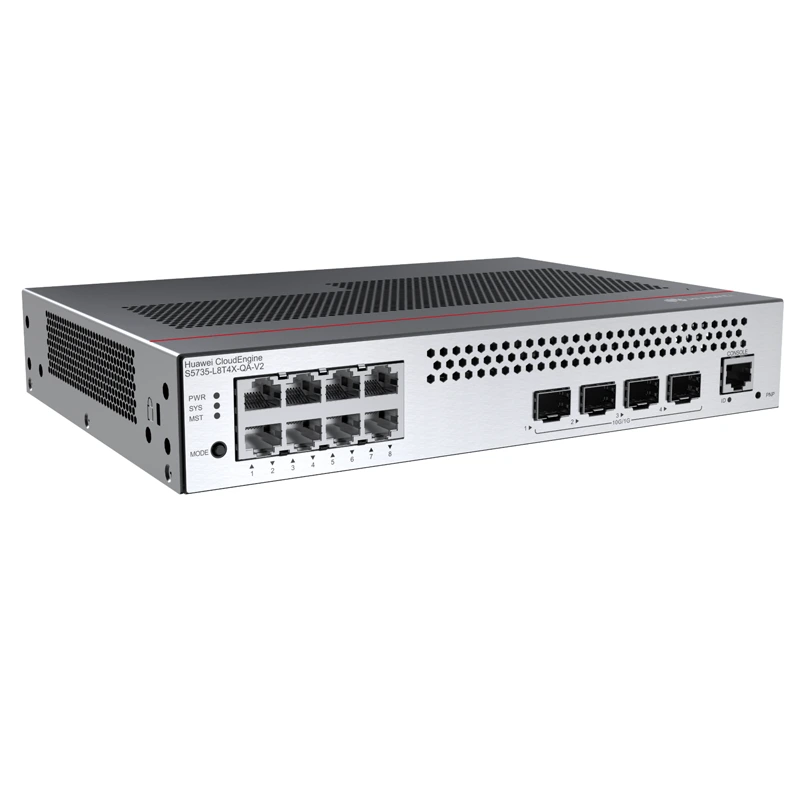 S5735-L8T4X-QA-V2 Сетевой переключатель с 4*10GE SFP+ PORTS 1