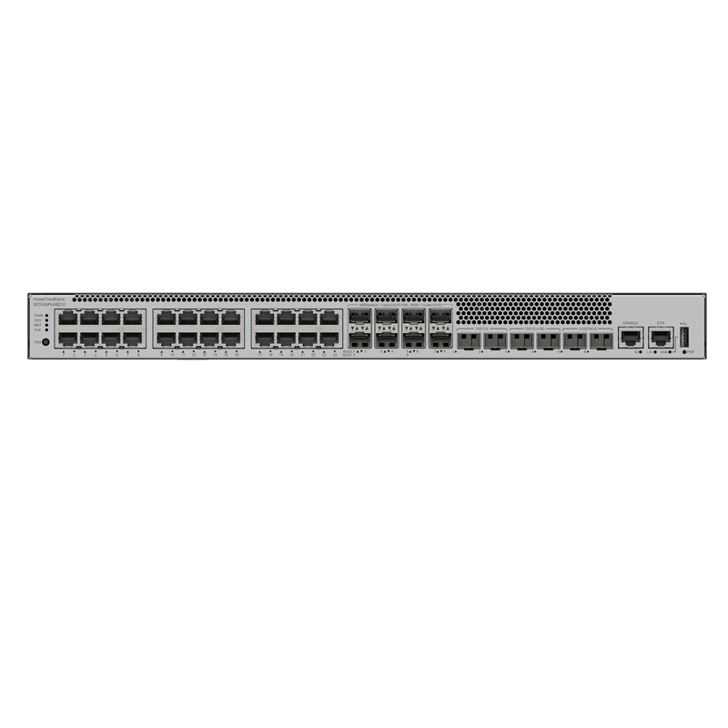 CloudEngine S5735-S24T8J4XEZ-V2 98012429 network switch with 24*10/100/1000BASE-T ports, 4*10GE SFP+ ports, 2*12GE stack ports 1