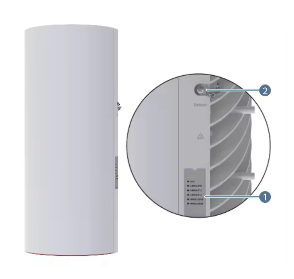 Airengine 8760R-X1E 02353GSH (11ax outdoor, Dedicated 3rd Radio, 8+8 dual bands, outdoor access point ap 1
