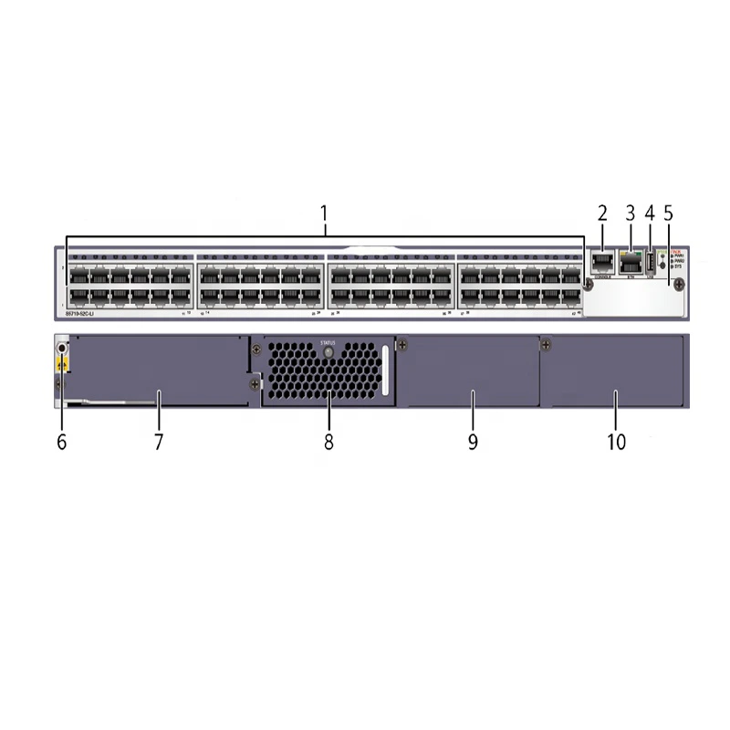 S5710-52C-PWR-LI 02354134 Switch Ethernet de la serie S5710-Li para H W 1