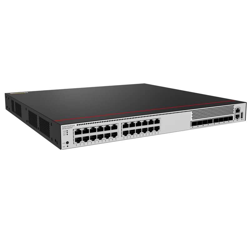 S5755-S24U8Y 10g poe switch with 24*10/100/1000 BASE-T ports (PoE++) 1