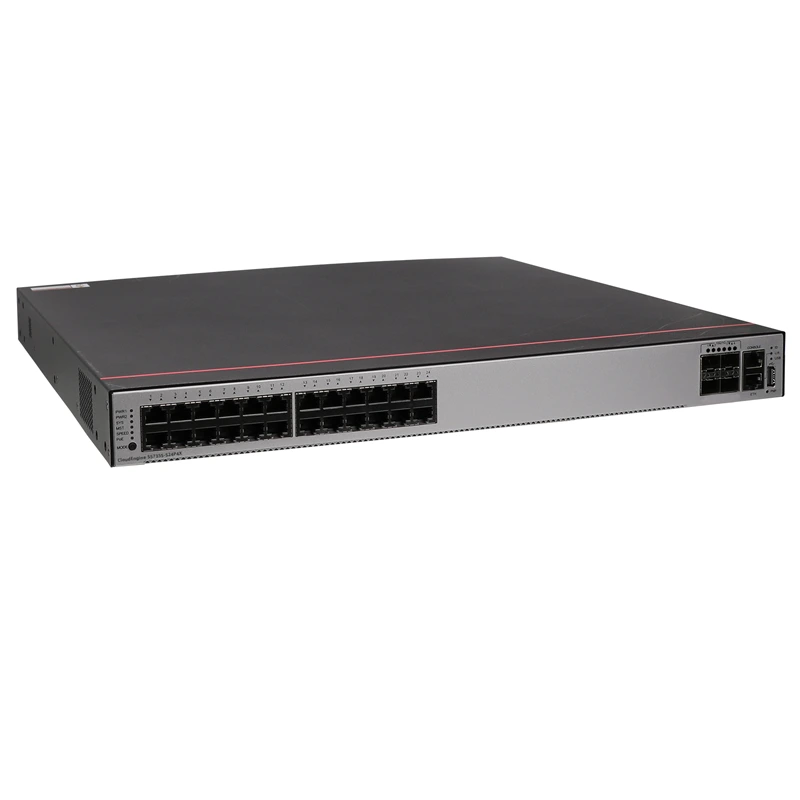 HW S5735S-S24P4X-A 24 PORT POE SWITCH مع 4*10GE SFP+ منافذ 1
