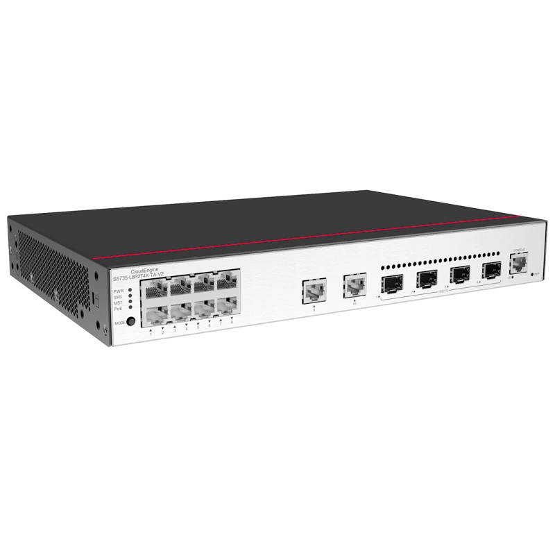 Campus Ethernet Switch S5735-L8P2T4X-A-V2 4*10GE SFP+ ports 1